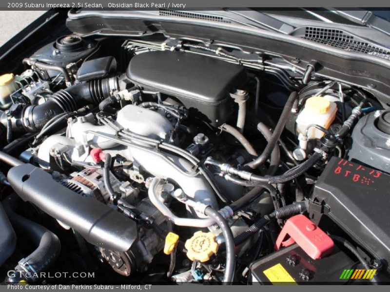 Obsidian Black Pearl / Ivory 2009 Subaru Impreza 2.5i Sedan
