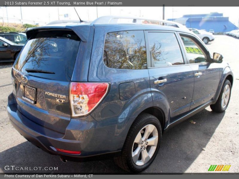 Marine Blue Pearl / Platinum 2013 Subaru Forester 2.5 XT Touring