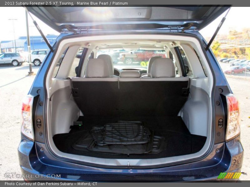 Marine Blue Pearl / Platinum 2013 Subaru Forester 2.5 XT Touring