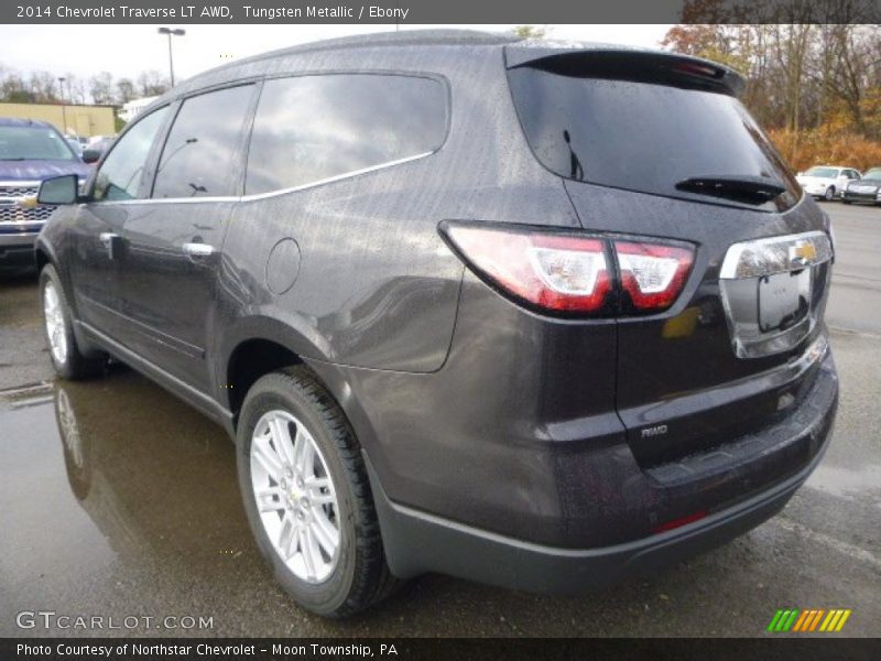 Tungsten Metallic / Ebony 2014 Chevrolet Traverse LT AWD