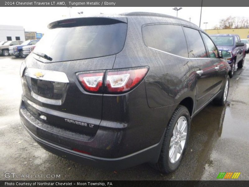 Tungsten Metallic / Ebony 2014 Chevrolet Traverse LT AWD