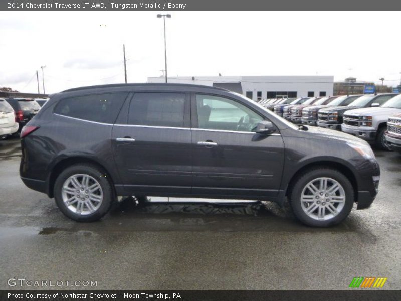Tungsten Metallic / Ebony 2014 Chevrolet Traverse LT AWD