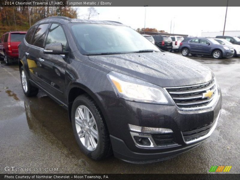 Tungsten Metallic / Ebony 2014 Chevrolet Traverse LT AWD