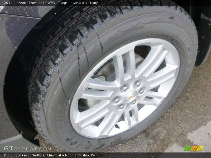 Tungsten Metallic / Ebony 2014 Chevrolet Traverse LT AWD