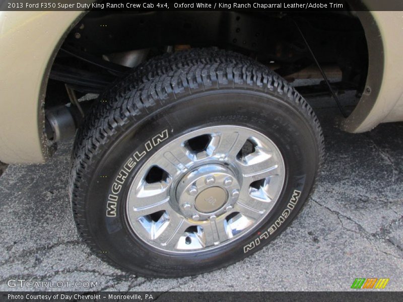 Oxford White / King Ranch Chaparral Leather/Adobe Trim 2013 Ford F350 Super Duty King Ranch Crew Cab 4x4