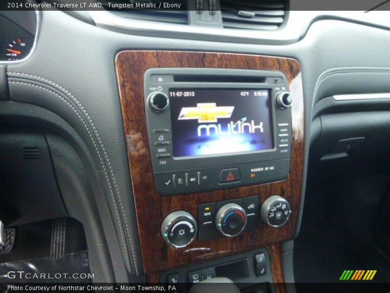 Tungsten Metallic / Ebony 2014 Chevrolet Traverse LT AWD