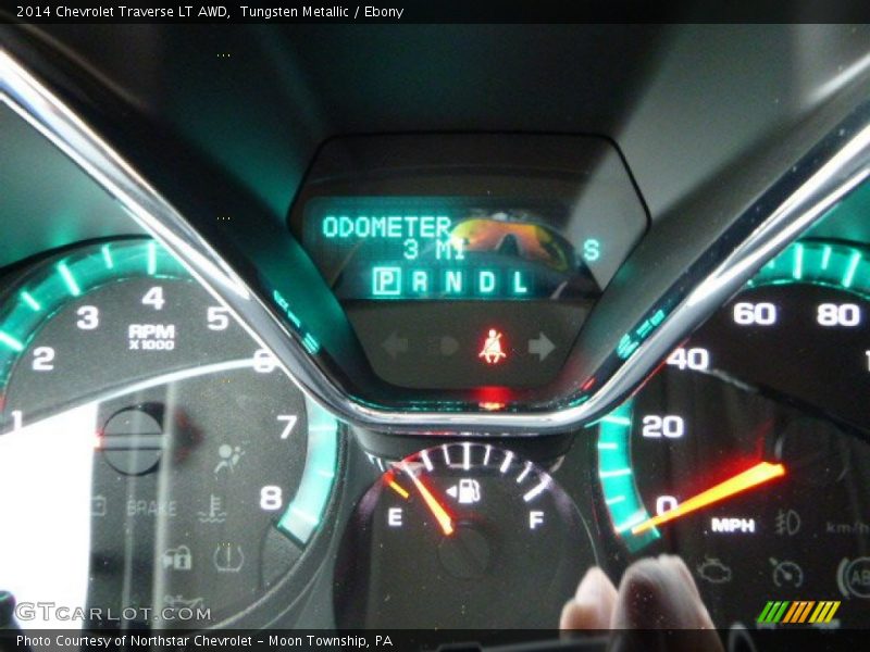 Tungsten Metallic / Ebony 2014 Chevrolet Traverse LT AWD