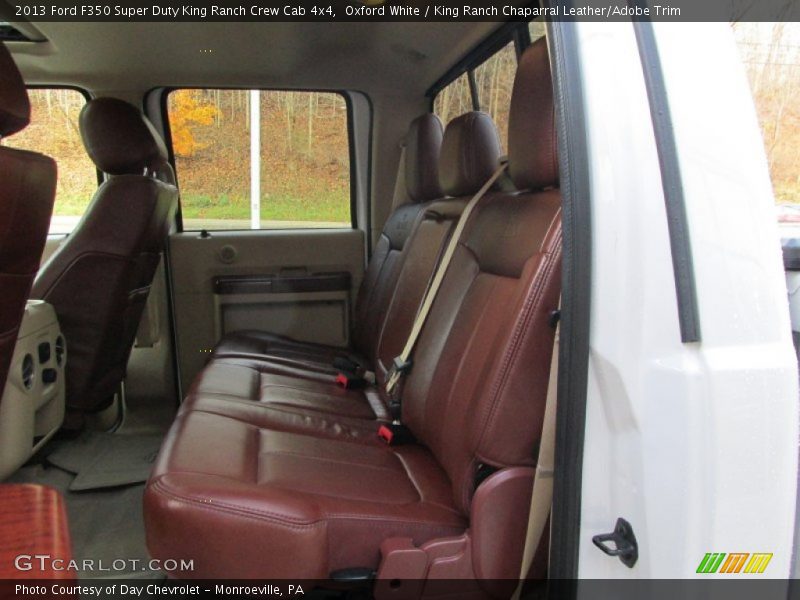 Oxford White / King Ranch Chaparral Leather/Adobe Trim 2013 Ford F350 Super Duty King Ranch Crew Cab 4x4