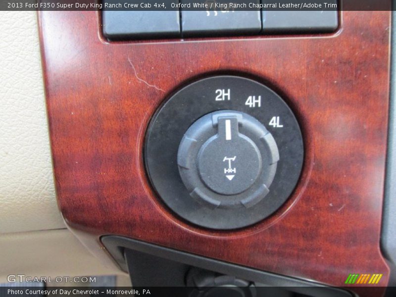 Oxford White / King Ranch Chaparral Leather/Adobe Trim 2013 Ford F350 Super Duty King Ranch Crew Cab 4x4