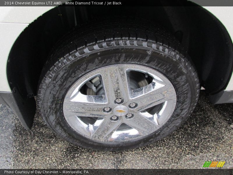 White Diamond Tricoat / Jet Black 2014 Chevrolet Equinox LTZ AWD