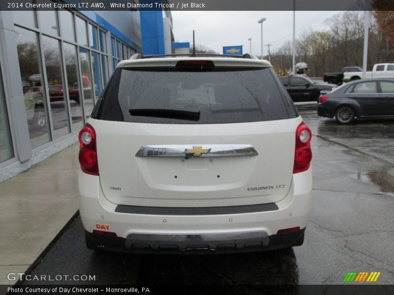 White Diamond Tricoat / Jet Black 2014 Chevrolet Equinox LTZ AWD