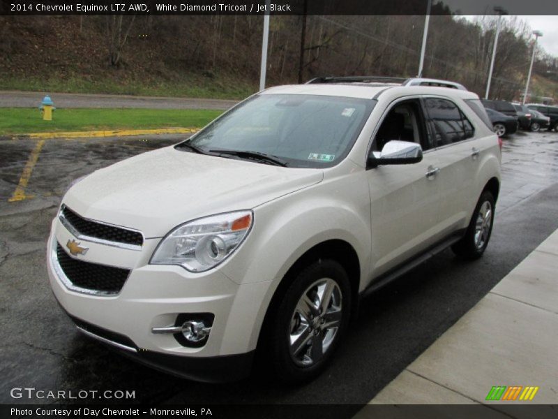 White Diamond Tricoat / Jet Black 2014 Chevrolet Equinox LTZ AWD
