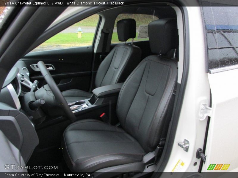 White Diamond Tricoat / Jet Black 2014 Chevrolet Equinox LTZ AWD