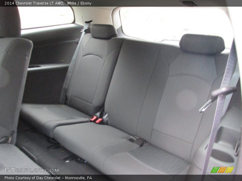 White / Ebony 2014 Chevrolet Traverse LT AWD