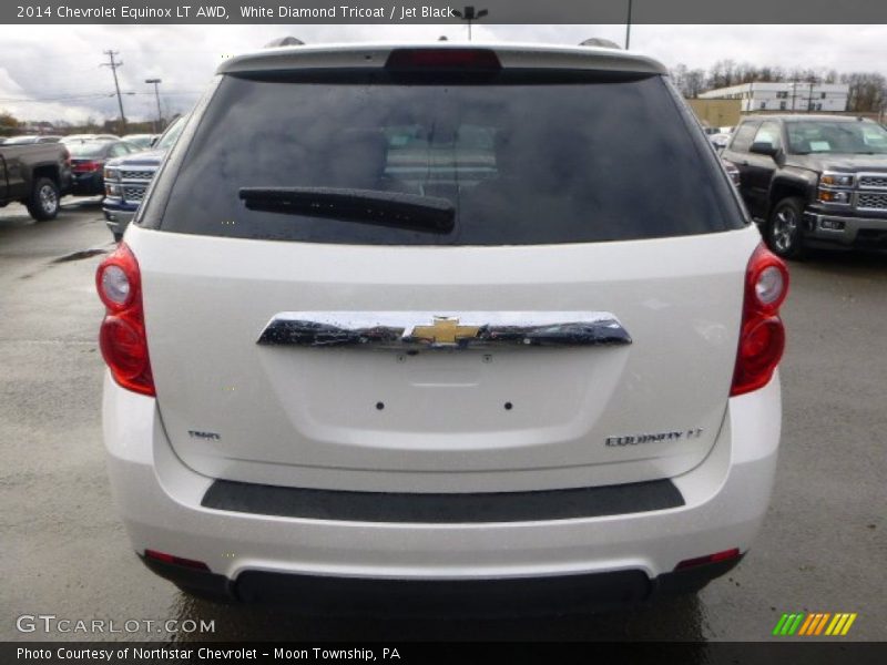 White Diamond Tricoat / Jet Black 2014 Chevrolet Equinox LT AWD