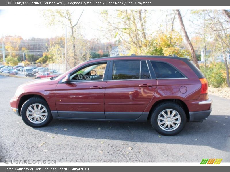 Cognac Crystal Pearl / Dark Khaki/Light Graystone 2007 Chrysler Pacifica Touring AWD