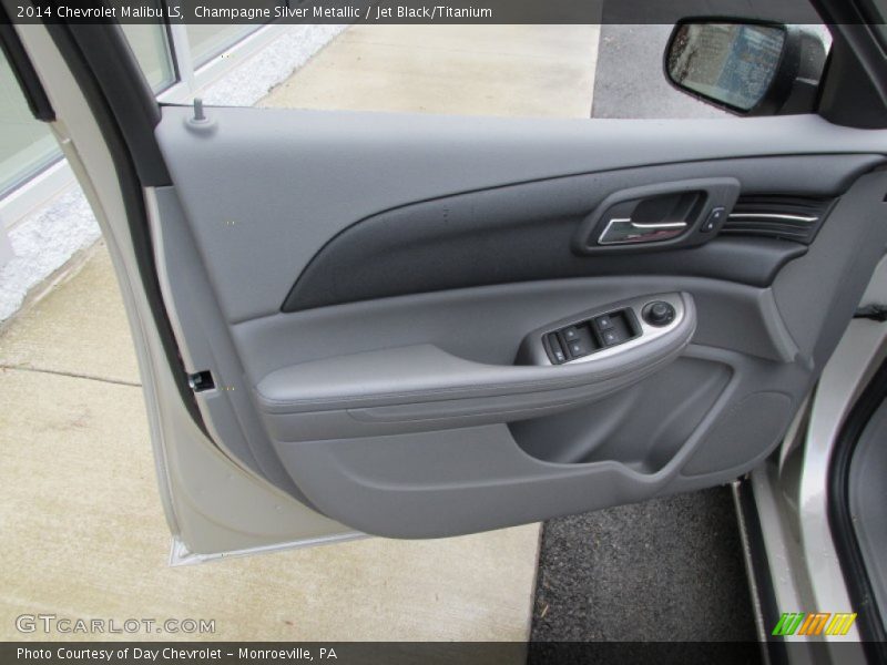 Champagne Silver Metallic / Jet Black/Titanium 2014 Chevrolet Malibu LS