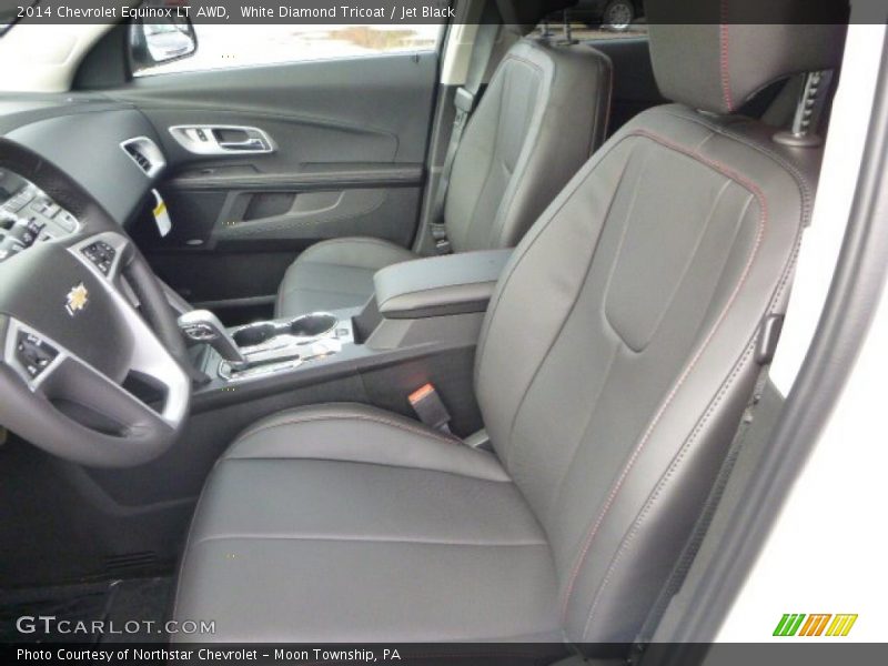 White Diamond Tricoat / Jet Black 2014 Chevrolet Equinox LT AWD