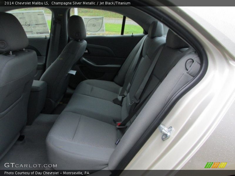 Champagne Silver Metallic / Jet Black/Titanium 2014 Chevrolet Malibu LS