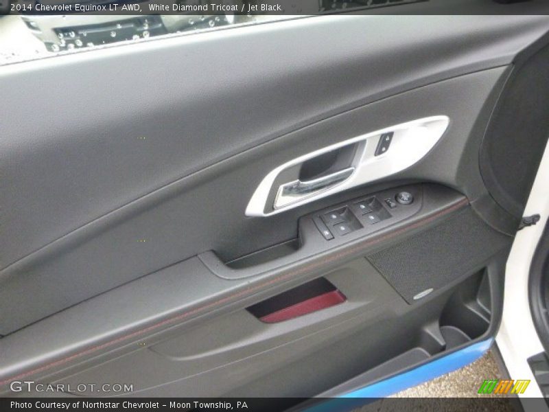 White Diamond Tricoat / Jet Black 2014 Chevrolet Equinox LT AWD