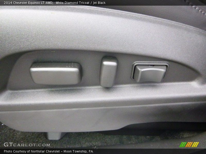 White Diamond Tricoat / Jet Black 2014 Chevrolet Equinox LT AWD
