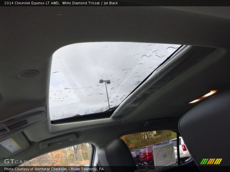 White Diamond Tricoat / Jet Black 2014 Chevrolet Equinox LT AWD