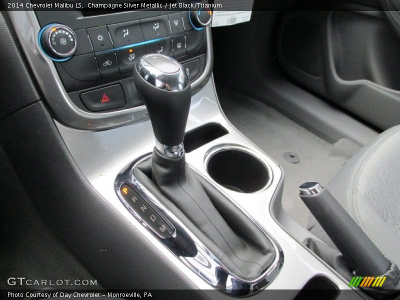 Champagne Silver Metallic / Jet Black/Titanium 2014 Chevrolet Malibu LS