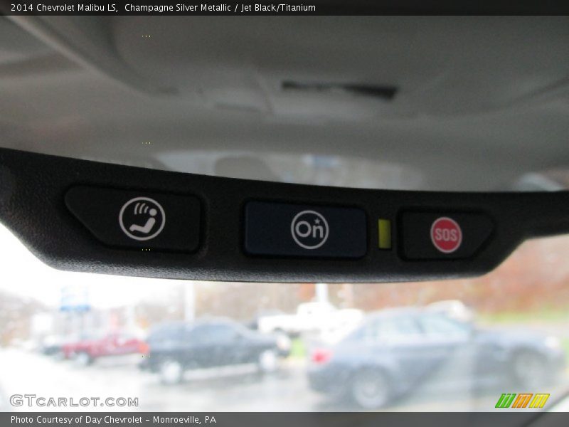 Champagne Silver Metallic / Jet Black/Titanium 2014 Chevrolet Malibu LS