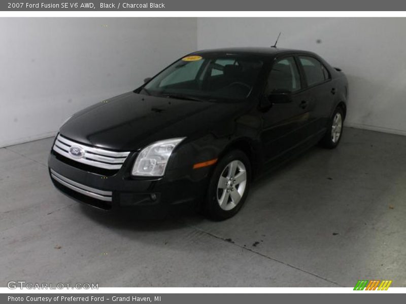 Black / Charcoal Black 2007 Ford Fusion SE V6 AWD