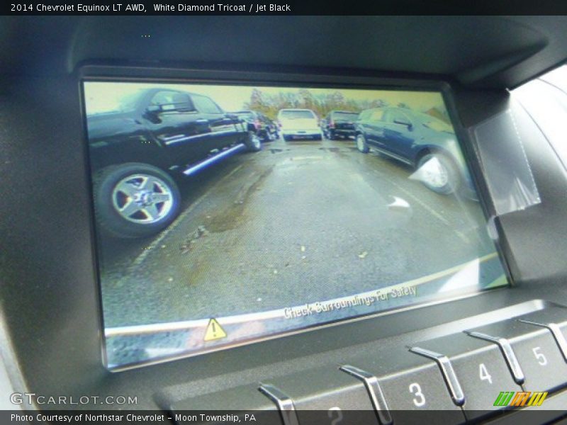 White Diamond Tricoat / Jet Black 2014 Chevrolet Equinox LT AWD
