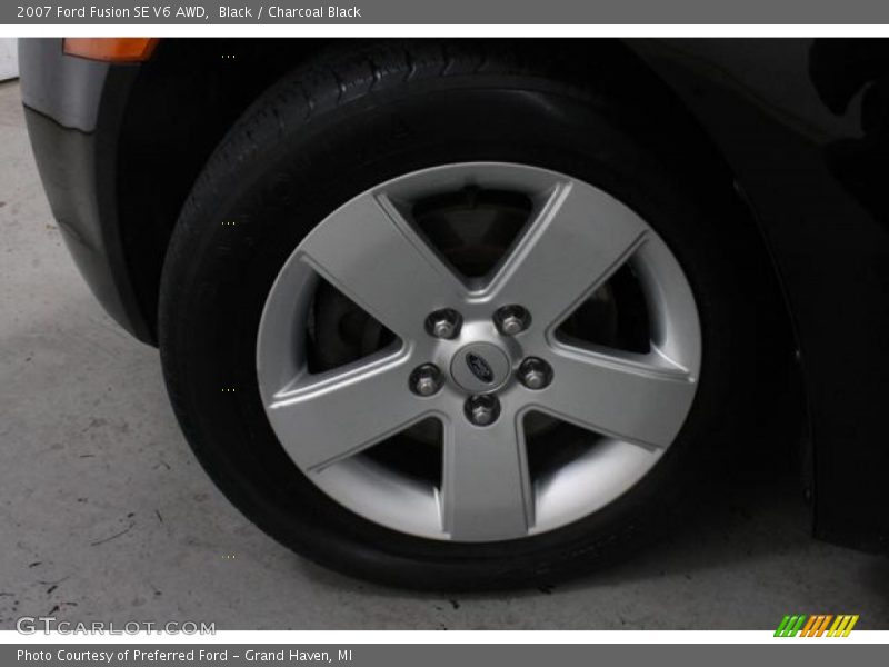 Black / Charcoal Black 2007 Ford Fusion SE V6 AWD