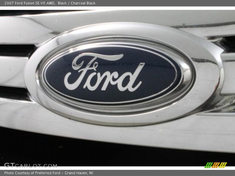 Black / Charcoal Black 2007 Ford Fusion SE V6 AWD