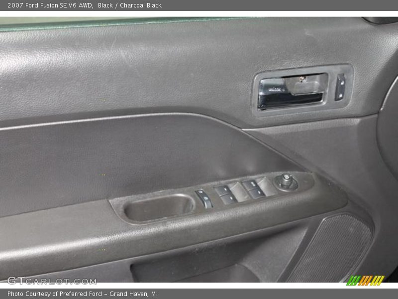 Black / Charcoal Black 2007 Ford Fusion SE V6 AWD