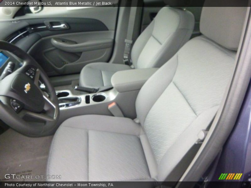 Atlantis Blue Metallic / Jet Black 2014 Chevrolet Malibu LS