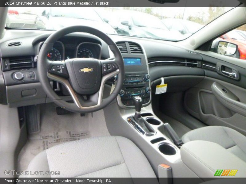 Atlantis Blue Metallic / Jet Black 2014 Chevrolet Malibu LS