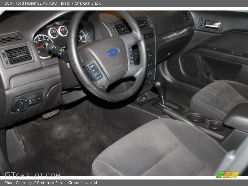 Black / Charcoal Black 2007 Ford Fusion SE V6 AWD