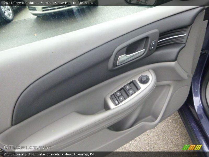 Atlantis Blue Metallic / Jet Black 2014 Chevrolet Malibu LS