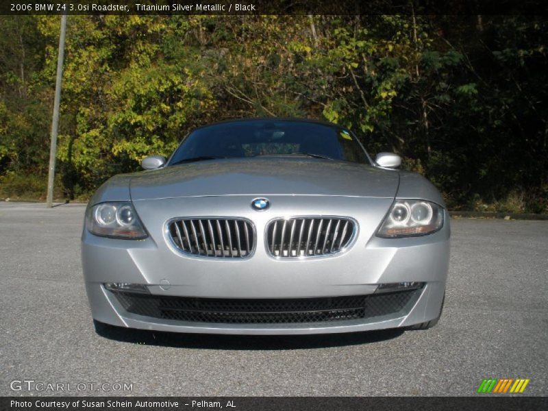 Titanium Silver Metallic / Black 2006 BMW Z4 3.0si Roadster
