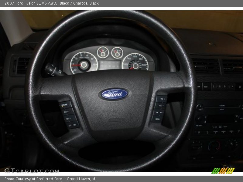 Black / Charcoal Black 2007 Ford Fusion SE V6 AWD