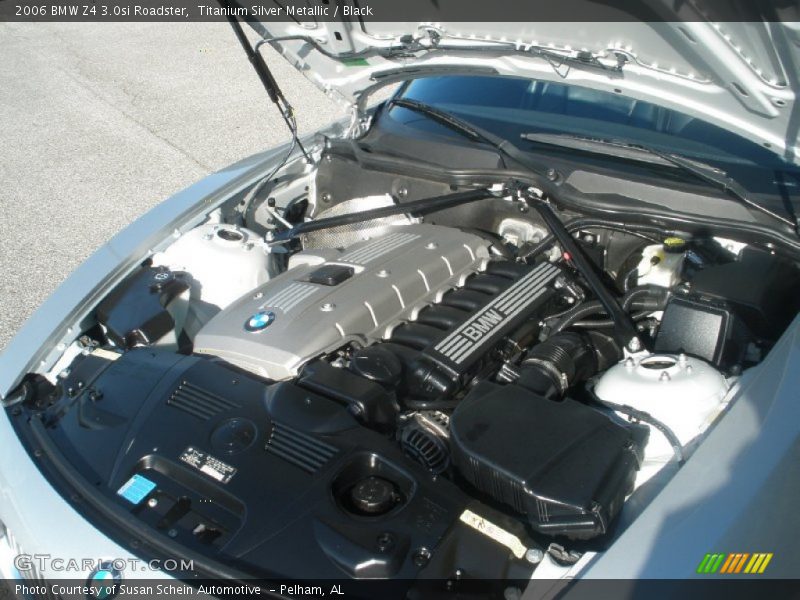 Titanium Silver Metallic / Black 2006 BMW Z4 3.0si Roadster