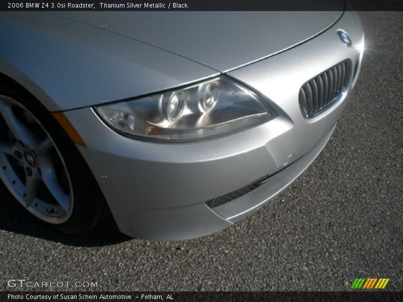 Titanium Silver Metallic / Black 2006 BMW Z4 3.0si Roadster