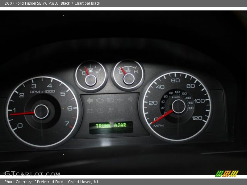 Black / Charcoal Black 2007 Ford Fusion SE V6 AWD