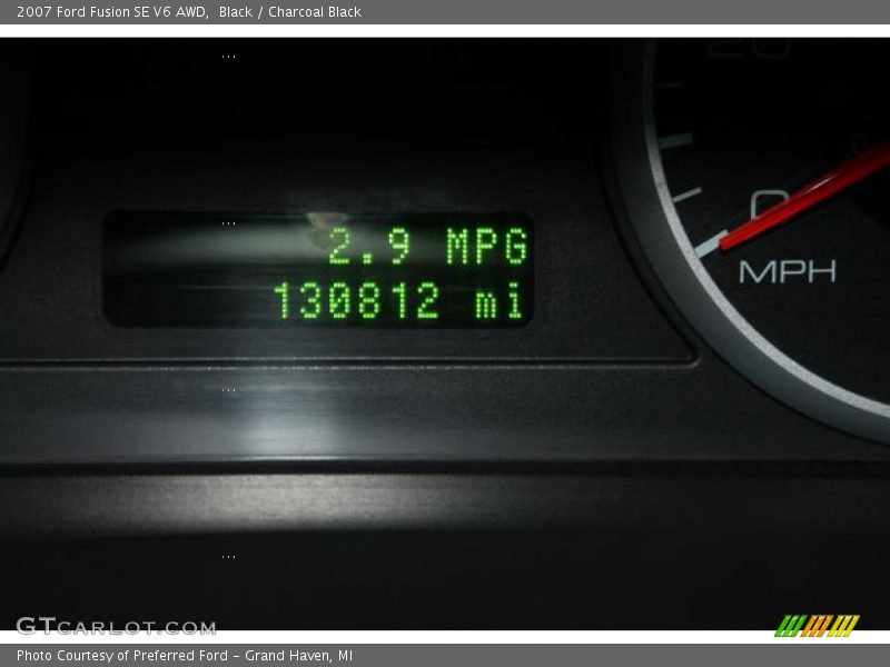 Black / Charcoal Black 2007 Ford Fusion SE V6 AWD