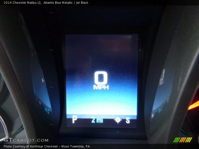 Atlantis Blue Metallic / Jet Black 2014 Chevrolet Malibu LS