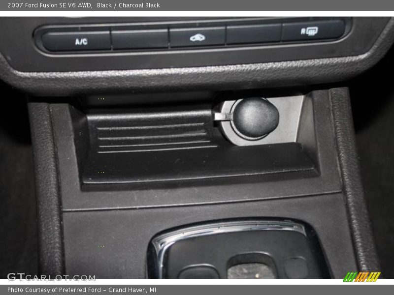 Black / Charcoal Black 2007 Ford Fusion SE V6 AWD