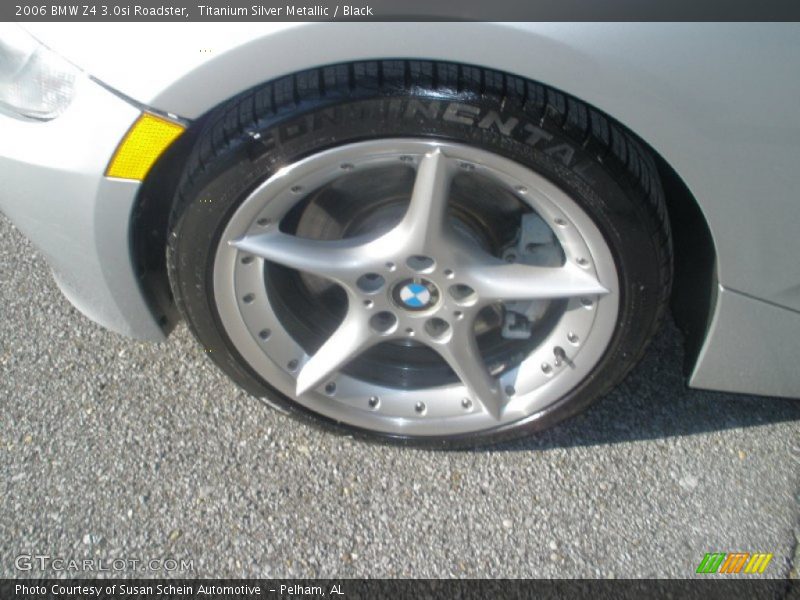 Titanium Silver Metallic / Black 2006 BMW Z4 3.0si Roadster