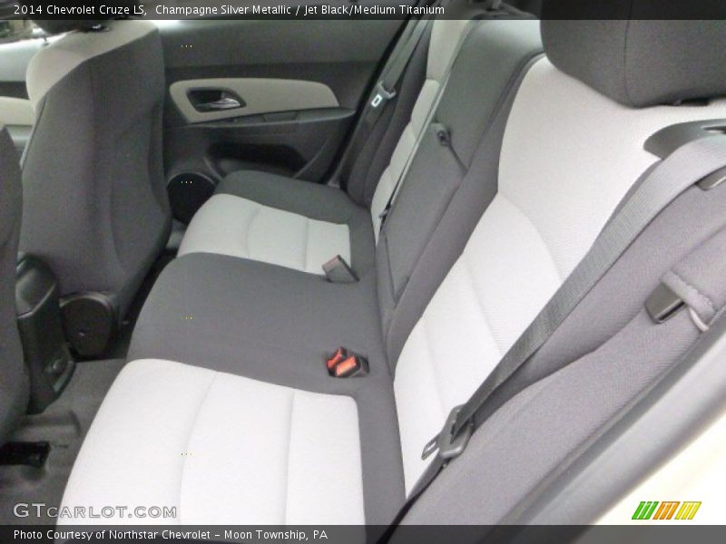 Champagne Silver Metallic / Jet Black/Medium Titanium 2014 Chevrolet Cruze LS