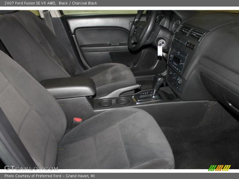 Black / Charcoal Black 2007 Ford Fusion SE V6 AWD
