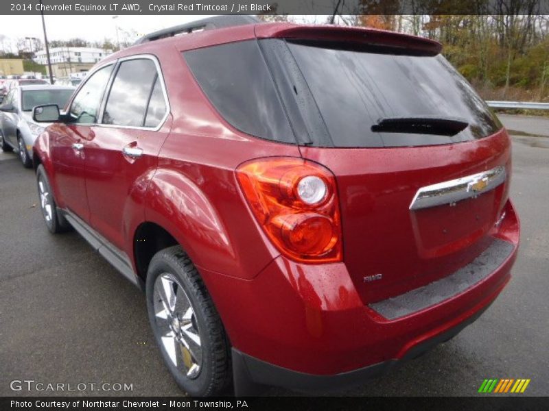 Crystal Red Tintcoat / Jet Black 2014 Chevrolet Equinox LT AWD