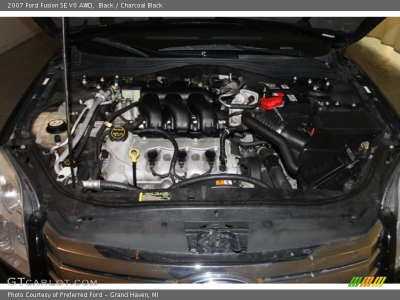 Black / Charcoal Black 2007 Ford Fusion SE V6 AWD